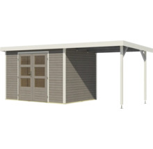 Abri de jardin en bois avec auvent