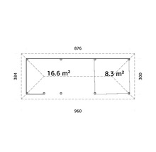Plan d''un abri de jardin avec dimensions