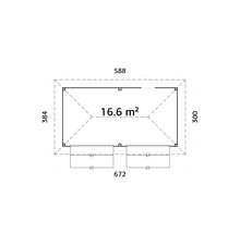 Plan d''un abri de jardin avec dimensions