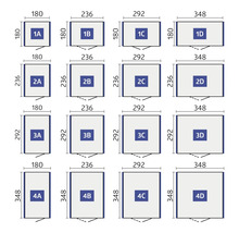 Gerätehaus Biohort Neo 1A Standardtür 180 x 180 cm quarzgrau-metallic