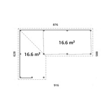 Plan d''un abri de jardin avec dimensions