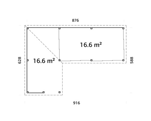 Plan d''un abri de jardin avec dimensions