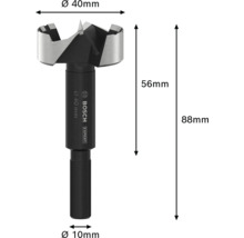 Foret plat Bosch Expert avec indication du diamètre