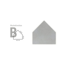 Bischofsmütze mit den Maßen 49,5 cm, 35 cm und 25 cm