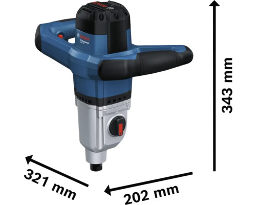 Mélangeur professionnel Bosch avec dimensions