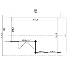 Plan d''un abri de jardin avec dimensions