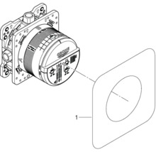 Grohe Logo Thermostat-Einbaukörper mit Montageplatte