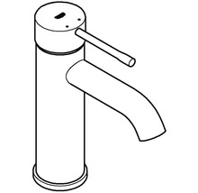 Dessin d''un robinet de lavabo