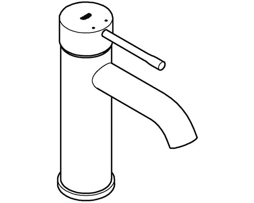 Dessin d''un robinet de lavabo