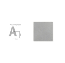 Quadratische Bodenplatte, 35 cm