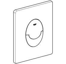 Grohe Logo auf einer Betätigungsplatte für die Spülung