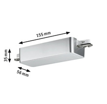 Image du produit avec dimensions : 155 mm de longueur, 35 mm de hauteur et 56 mm de largeur.