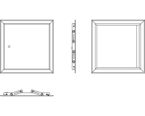 Dessin technique d''une trappe de visite