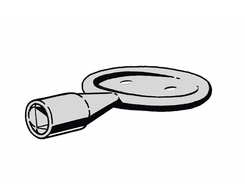 Hahnverlängerung mit Vierkantmutter