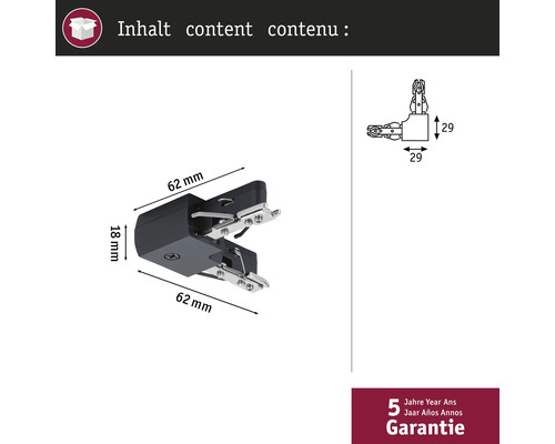 Dimensions d''une quincaillerie d''ameublement avec garantie de 5 ans