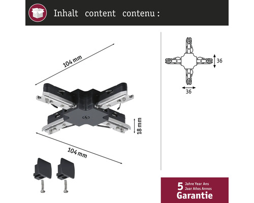 Dimensions d''un composant avec éléments de fixation et vis