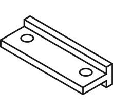 Illustration einer Profilleiste mit zwei Löchern