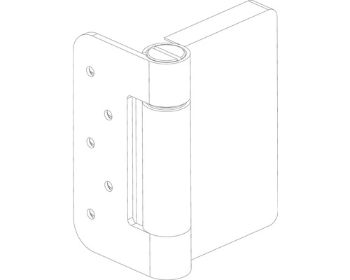 Paumelle de porte pour l'intérieur