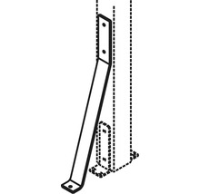 Ancre de poteau inclinée pour la fixation de poteaux