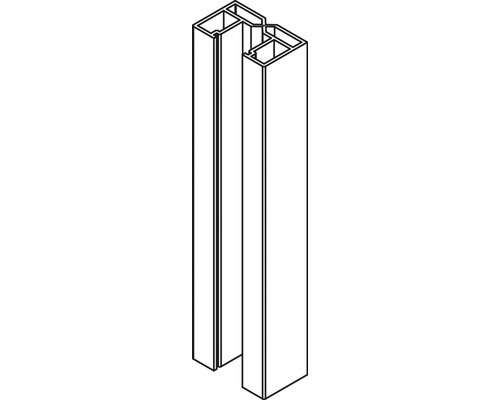 Colonne d'installation en coupe transversale