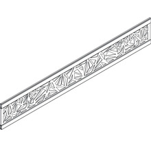 Dekorprofil mit Dreiecksmuster für den Innenbereich