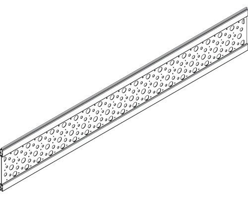 Lochblechprofil mit ovalen Aussparungen