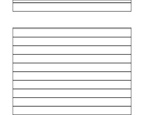 Formulaire avec des lignes pour les entrées