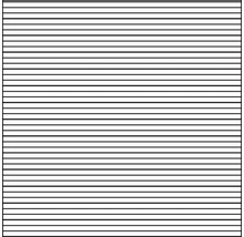 Représentation graphique de lignes horizontales