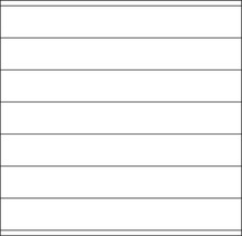 Lignes horizontales pour tableaux ou diagrammes