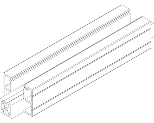 Illustration de profilés en aluminium