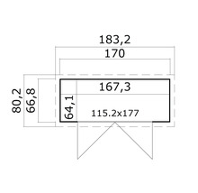 Dessin technique avec dimensions