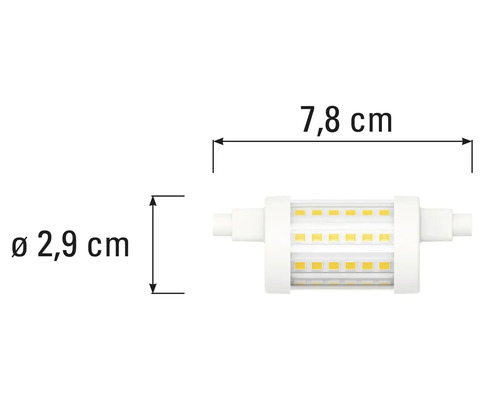 LED Lampe, 7,8 cm lang und 2,9 cm Durchmesser