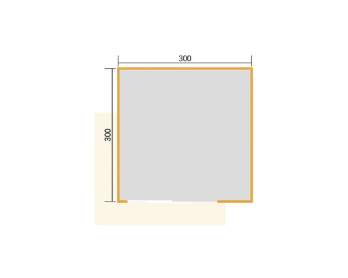 Modèle carré mesurant 300 sur 300
