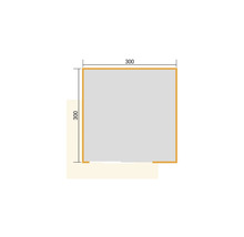 Dessin technique avec dimensions 300 x 300