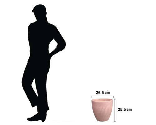 Blumentopf mit den Maßen 26,5 x 25,5 cm