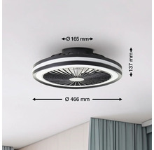 Ventilateur de plafond avec dimensions