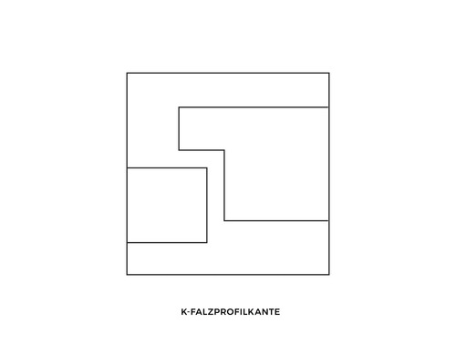 Bord de profil K-Falz