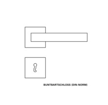 Abbildung eines Buntbartschlosses nach DIN-Norm