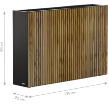 Jardinière de jardin Herstera, 120 x 80 x 25 cm