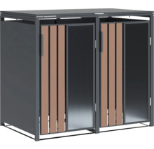 Mülltonnenbox für zwei Mülltonnen