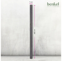 Holzpfosten, 185 cm lang und 7 cm breit