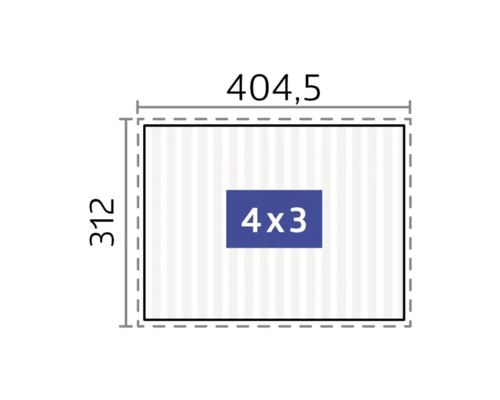 Indication de taille 404,5 x 312
