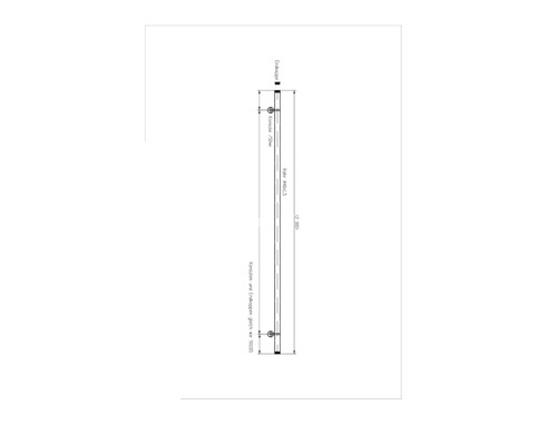 Schéma technique d'un tube avec embout et console