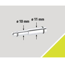 Pince avec des diamètres de 10 mm et 11 mm