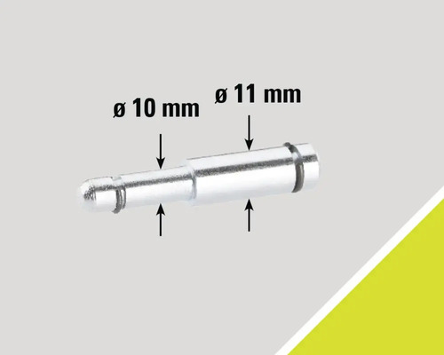 Pince avec des diamètres de 10 mm et 11 mm