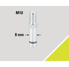 M10 Schraube mit 8 Millimeter Durchmesser