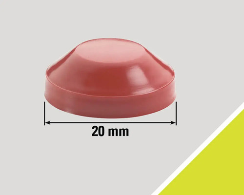 Capuchon de protection en plastique, 20 millimètres de diamètre