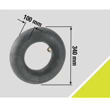 Chambre à air avec des dimensions de 340 mm par 100 mm