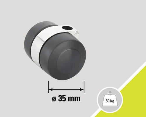 Roulette pour meubles diamètre 35 millimètres, capacité de charge 50 kilogrammes