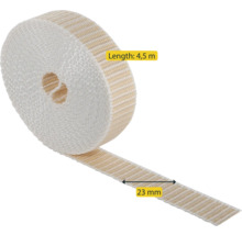 Bande de protection thermique en rouleau d'une longueur de 4,5 mètres et d'une largeur de 23 millimètres